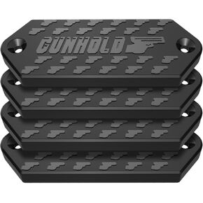 Gun Magnet 68lbs Rated Magnetic Gun Mount, Rubber Coated Firearm Holder for Rifle Pistol Magazines, Gun Magnet for Vehicle, Desks, Safes, and Walls. (2pack) in Saudi Arabia