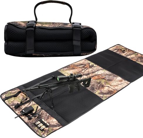 حصيرة الرماية المبطنة الكبيرة جدًا - حصيرة نطاق تكتيكية قابلة للحمل ومقاومة للماء وغير قابلة للانزلاق مع بطانة سميكة، حامل Bipod للصيد والرماية على مقاعد البدلاء in Kuwait