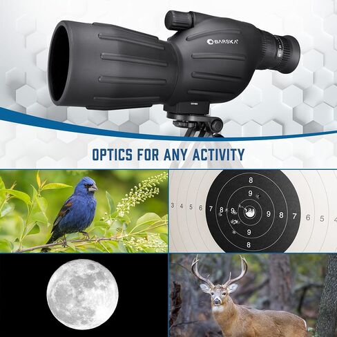 Barska Colorado 15-40X50 Straight Compact Spotting Scope - for Birding, Hunting, Observation, Target Shooting, Astronomy, Sports in Kuwait