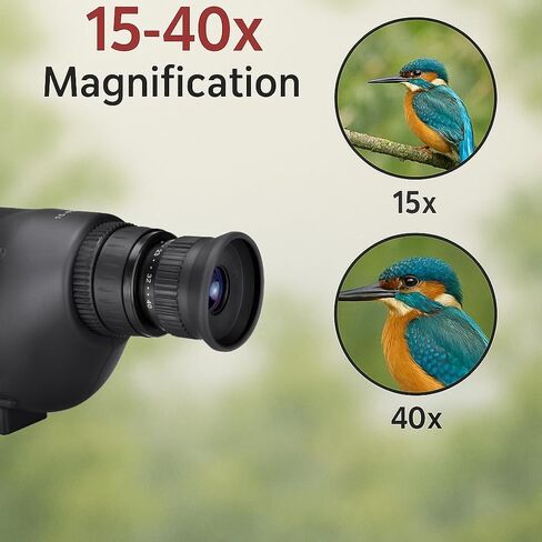Barska Colorado 15-40X50 Straight Compact Spotting Scope - for Birding, Hunting, Observation, Target Shooting, Astronomy, Sports in Kuwait