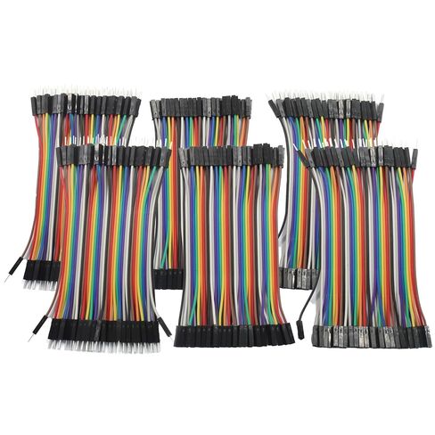 240pcs Multicolored Dupont Wire Kit - 40pin Breadboard Jumper Cables for Projects, DIY Electronics(Four inch + Eight inch) in Kuwait