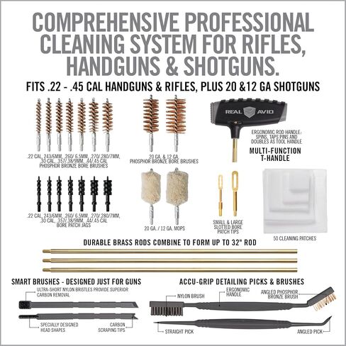 Real Avid Master Cleaning Station - Universal Gun Cleaning Kit, Choose Between Handgun or Universal Gun Cleaning Station in Saudi Arabia