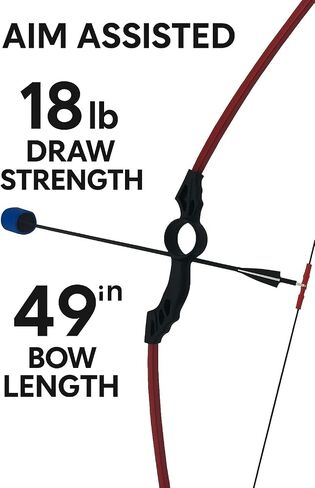 ArrowSoft Beginner Archery Kit for Kids – Youth Bow with Pop-Out Target & 4 Foam Arrows in Saudi Arabia