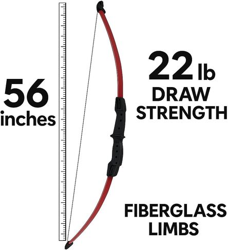 مجموعة الرماية للمبتدئين من ArrowSoft للأطفال - قوس للشباب مع هدف منبثق و4 أسهم إسفنجية in Kuwait