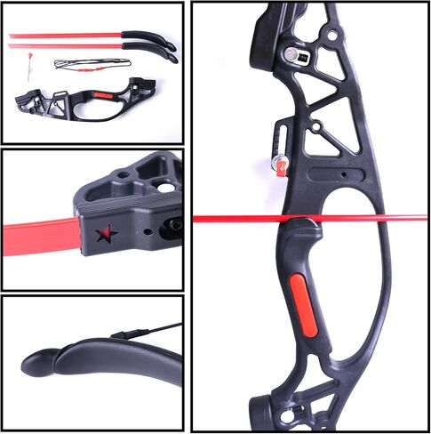 40" Archery Set,Youth Bow and Arrow Set, Suitable for Beginners and Teenagers in Archery, Adjustable from 10-15 Pounds, Suitable for Training and Improving Archery Skills in Various Scenarios in Saudi Arabia