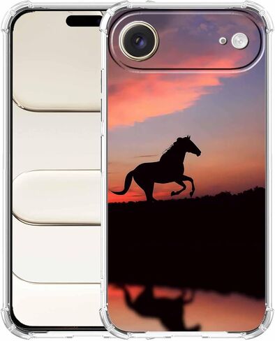 حافظة لهاتف iPhone 17 Pro بتصميم غابة، ونمط مناظر طبيعية جميلة للجبال والطيور، وغطاء هاتف ناعم من مادة TPU (17pro، خشب) in Kuwait
