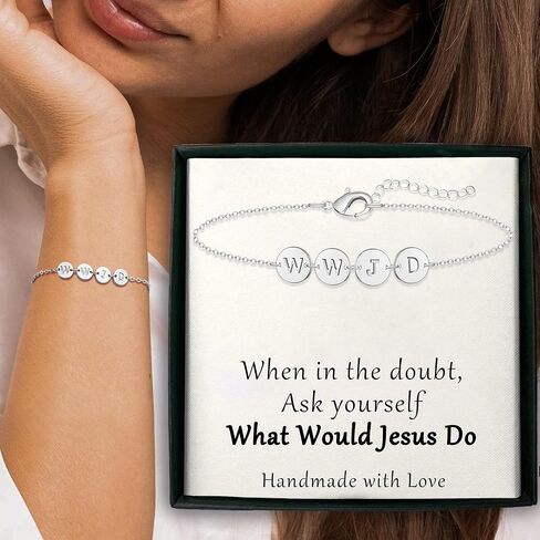 أساور WWJD ذات طبقات ذهبية للنساء in Saudi Arabia