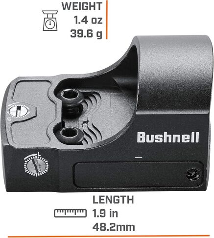 Bushnell RXS100 Reflex Sight, Red Dot Sight with 4 MOA and 8 Brightness Settings, Durable with Long Battery Life in Saudi Arabia