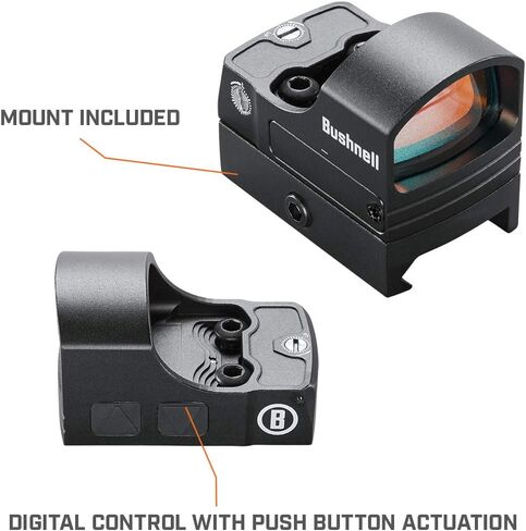 Bushnell RXS100 Reflex Sight, Red Dot Sight with 4 MOA and 8 Brightness Settings, Durable with Long Battery Life in Saudi Arabia