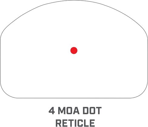 Bushnell RXS100 Reflex Sight, Red Dot Sight with 4 MOA and 8 Brightness Settings, Durable with Long Battery Life in Saudi Arabia