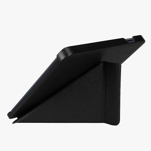 kwmobile Origami Case Compatible with Kobo Sage Case - Slim PU Leather Cover with Stand - Black in Saudi Arabia