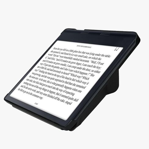 kwmobile Origami Case Compatible with Kobo Sage Case - Slim PU Leather Cover with Stand - Black in Saudi Arabia