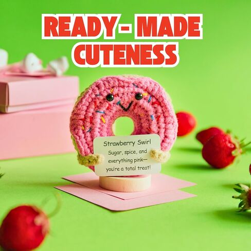 Cheerpal Veggies - حزمة خضروات كروشيه مع حامل (9 قطع) تماثيل كروشيه مصنوعة يدويًا - مكتب، مكتب، زميل عمل، صديق | هدايا للنساء والفتيات المراهقات والأم والصديقة in Saudi Arabia