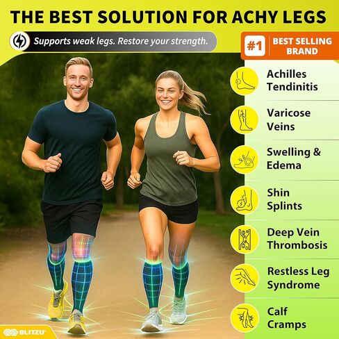 Calf Compression Sleeves for Men Women. Footless Compression Socks Without Feet . Shin Splints, Varicose Vein Treatment for Legs & Pain Relief. Calf Braces, Splints & Supports. Best Wide leg compression sleeve for Running Nurse Pregnant Pregnancy in Kuwait