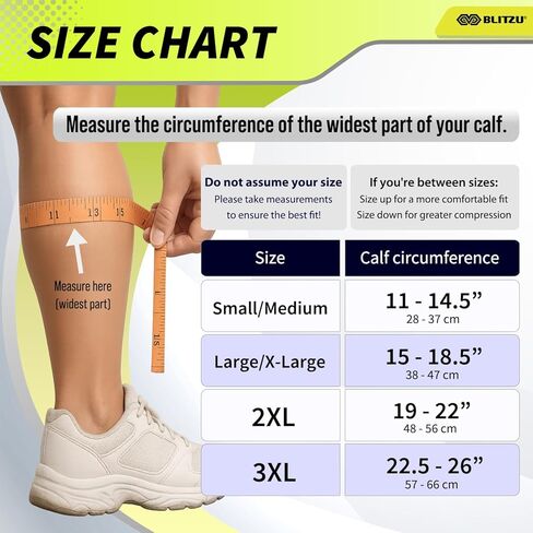 Calf Compression Sleeves for Men Women. Footless Compression Socks Without Feet . Shin Splints, Varicose Vein Treatment for Legs & Pain Relief. Calf Braces, Splints & Supports. Best Wide leg compression sleeve for Running Nurse Pregnant Pregnancy in Kuwait