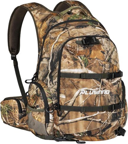 PLUSINNO Hunting Backpack for Hunting Essentials, 45L Waterproof Hunting Gear with Rain Cover, & Padded Scabbard Carry System For Deer Hunt Accessories, Hunt Gift For Men in Saudi Arabia
