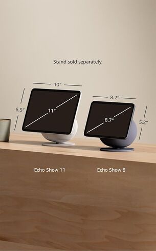 Amazon Echo Show 11 (أحدث طراز)، شاشة نابضة بالحياة عالية الدقة مقاس 11 بوصة مع مساحة عرض أكبر وصوت مكاني، مع Alexa+ الوصول المبكر، Graphite in Saudi Arabia