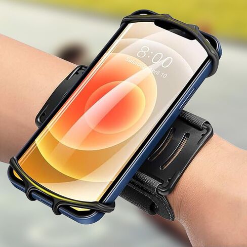 Silicone Phone Armband for Running Gym Adjustable Sports Armband with Secure Smartphone Holder in Saudi Arabia