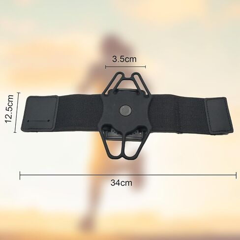 Silicone Phone Armband for Running Gym Adjustable Sports Armband with Secure Smartphone Holder in Saudi Arabia