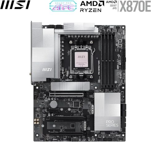 Micro Center AMD Ryzen 9 9900X CPU Processor with MSI MAG X870E Tomahawk WiFi ATX Motherboard (DDR5, PCIe 5.0 x16, M.2 Gen5, Wi-Fi 7, 5G LAN) in Kuwait