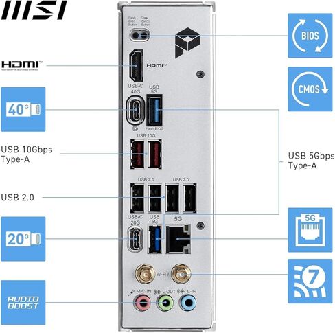 Micro Center AMD Ryzen 9 9900X CPU Processor with MSI MAG X870E Tomahawk WiFi ATX Motherboard (DDR5, PCIe 5.0 x16, M.2 Gen5, Wi-Fi 7, 5G LAN) in Kuwait