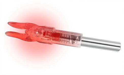 6 قطعة-New S مضاءة Nock للسهام مع. 244/6.2 مللي متر داخل القطر Led Nocks مع زر التبديل للصيد الرماية in Kuwait