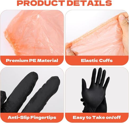 50 Pairs Field Dressing Gloves Disposable Deer Gutting Mittens Hunting Cleaning Gloves Combofor Hunting Cleaning Accessories in Saudi Arabia