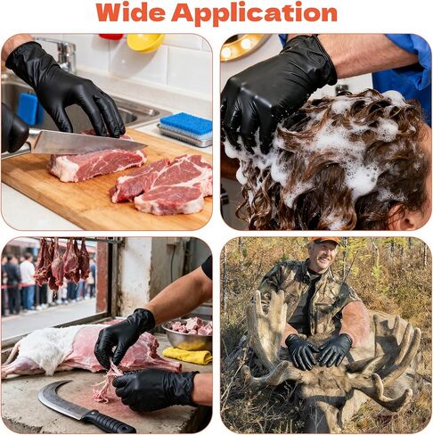 50 Pairs Field Dressing Gloves Disposable Deer Gutting Mittens Hunting Cleaning Gloves Combofor Hunting Cleaning Accessories in Saudi Arabia