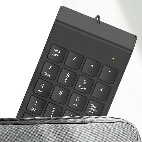 لوحات أرقام USB، لوحة مفاتيح رقمية، لوحة أرقام، لوحة أرقام لوحة مفاتيح مكونة من 10 مفاتيح للكمبيوتر المحمول والكمبيوتر المكتبي، مناسبة للمحاسبة المالية، وحساب السفر المكتبي والمنزل in Kuwait
