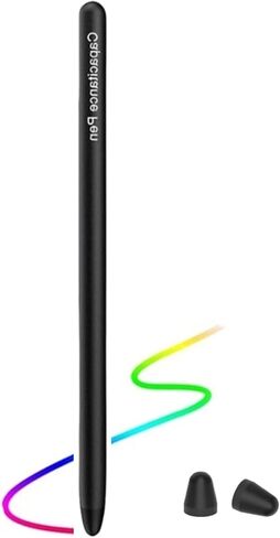 قلم شاشة لجهاز AMZ HD 10 اللوحي لجهاز AMZ Max 11 اللوحي وHD 8/7/Kids/Kids Pro لجميع الأجهزة اللوحية، قلم لجهاز iPad/iPhone/Samsung/Lenovo/Pixel جميع الأجهزة التي تعمل باللمس (أسود) in Kuwait