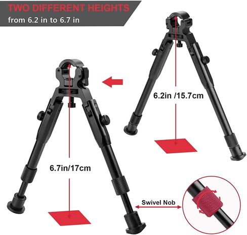 Rifle Bipod, Universal Foldable Lightweight Bipod for Hunting and Shooting in Saudi Arabia