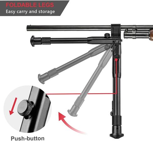 Rifle Bipod, Universal Foldable Lightweight Bipod for Hunting and Shooting in Saudi Arabia