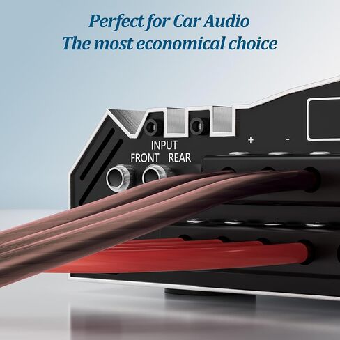4 Gauge Wire (20FT Red and 5FT Black), Copper Clad Aluminum,Low Voltage Primary Automotive or Ground Cable, Battery Cable, Car Amplifier Power & Ground Wire Kit, Car Audio Speaker, Amp in Saudi Arabia