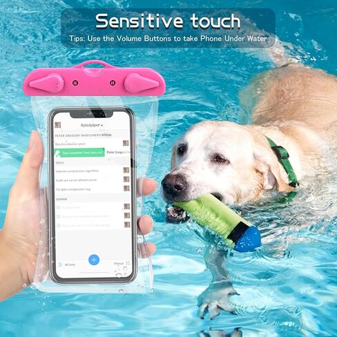 Waterproof Phone Pouch, Waterproof Phone Case for iPhone 16 15 14 13 12 11 Pro Max Plus, IPX8 Cellphone Dry Bag Beach Cruise Ship Essentials, Black in Saudi Arabia
