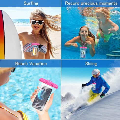 Waterproof Phone Pouch, Waterproof Phone Case for iPhone 16 15 14 13 12 11 Pro Max Plus, IPX8 Cellphone Dry Bag Beach Cruise Ship Essentials, Black in Saudi Arabia