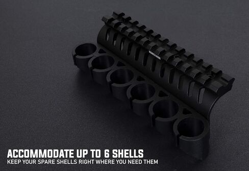Monstrum حامل السرج الجانبي مع حامل Picatinny للسكك الحديدية لبنادق Mossberg 500/590/Shockwave in Saudi Arabia