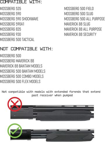 Monstrum حامل السرج الجانبي مع حامل Picatinny للسكك الحديدية لبنادق Mossberg 500/590/Shockwave in Saudi Arabia