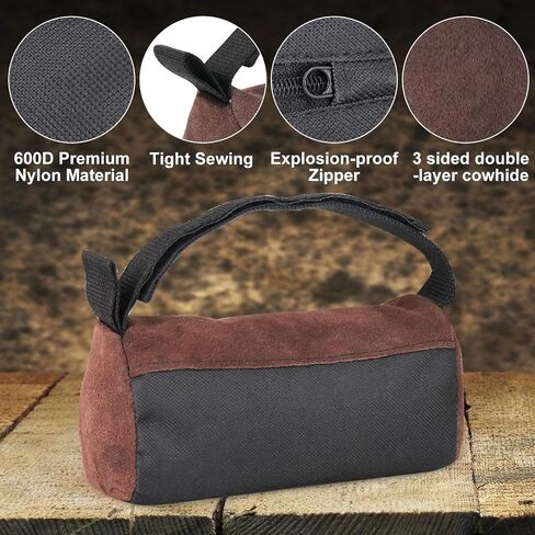 Tactical Pre-Filled Hunting Gun Holders Shooting Rest Bag Squeeze Bag Long Range Rifle Rest, Front & Rear Support Sandbag for Outdoor Shooting, Hunting,Outdoor Shooting Rest Bags in Saudi Arabia