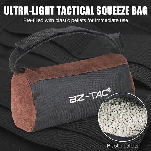 Tactical Pre-Filled Hunting Gun Holders Shooting Rest Bag Squeeze Bag Long Range Rifle Rest, Front & Rear Support Sandbag for Outdoor Shooting, Hunting,Outdoor Shooting Rest Bags in Saudi Arabia