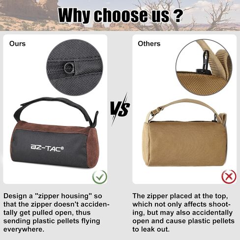 Tactical Pre-Filled Hunting Gun Holders Shooting Rest Bag Squeeze Bag Long Range Rifle Rest, Front & Rear Support Sandbag for Outdoor Shooting, Hunting,Outdoor Shooting Rest Bags in Saudi Arabia