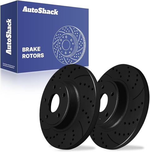 AutoShack Brake Rotors Rear Brake Rotor Replacement Kit for 2012-2020 Dodge Grand Caravan Journey 2012-2016 Chrysler Town & Country 2012-2015 Ram C/V 2012-2014 VW Routan 2.4L 3.6L V6 AWD FWD R63071PR in Saudi Arabia