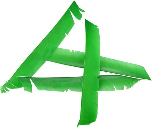 50 Pcs Archery Arrow Fletching Spiral Wrap Full Length Arrow Feather 7~10" Right Wing and Left Wing for Flu Flu Arrows in Saudi Arabia