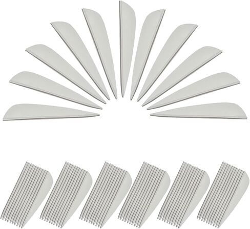60PK 3 بوصة 4 بوصة البلاستيك السهم ريشة السهم ريشة بولي يوريثان Fletchings DIY بها بنفسك السهم الرماية القوس in Kuwait
