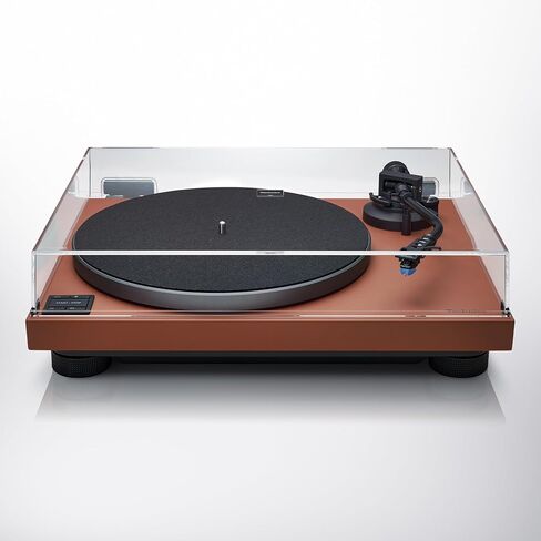 قرص دوار من Technics، مشغل تسجيل HiFi من الدرجة الممتازة مع محرك محرك مباشر بدون قلب وبلوتوث، تشغيل ثابت، خرطوشة من الدرجة الصوتية وذراع نغمة دقيقة، غطاء غبار متضمن - SL-40CBT-K in Kuwait