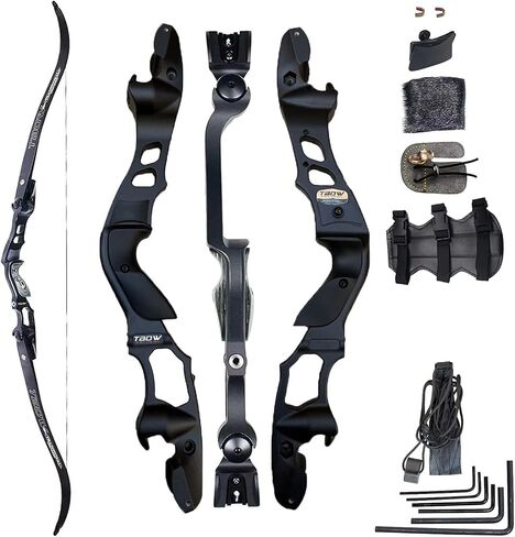 TBOW 62" ILF Recurve Bow with Gordon Limbs 30-60Lbs for Adult Archery Competition Athletic Right Hand in Saudi Arabia