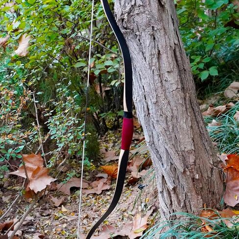 قوس منحني تركي للرماية AF، قوس حصان صيد مصفح تقليدي عالي الأداء مقاس 50 بوصة للبالغين من الشباب والمبتدئين المتحمسين والصيد in Kuwait