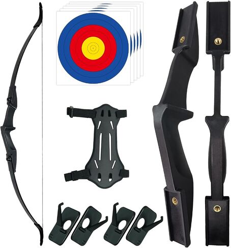 Recurve Bow Set for Adults-Takedown Recurve Bows Youth/Adult/Teens Bow Archery Set for Beginners Target Practice, Left and Right Handed, 20/30/40lbs in Saudi Arabia