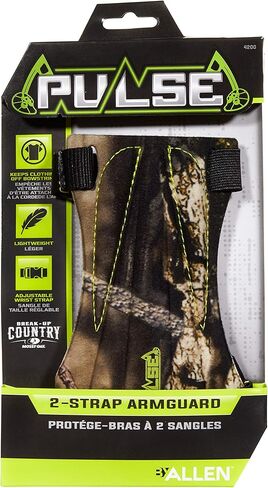 Allen 2-Strap Archery Armguard، 6.5"، Mossy Oak Break-Up Camo in Saudi Arabia