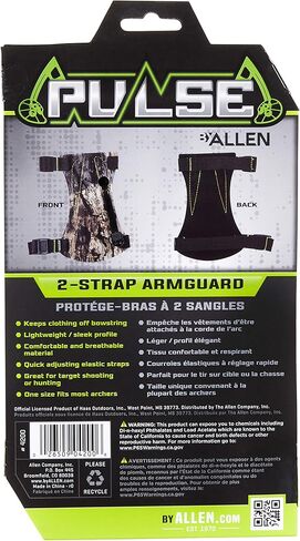 Allen 2-Strap Archery Armguard، 6.5"، Mossy Oak Break-Up Camo in Saudi Arabia