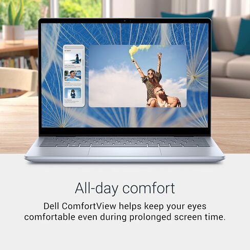 Dell Inspiron 14 2-in-1 FHD+ كمبيوتر محمول بشاشة لمس للأعمال الطلابية 2025-2026، Al Computer، AMD Ryzen 5، ذاكرة الوصول العشوائي DDR5 سعة 32 جيجابايت، تخزين 1.5 تيرابايت (1 تيرابايت SSD + 500 جيجابايت تحويلة)، FP، لوحة مفاتيح بإضاءة خلفية، Win 11 Pro، مكت in Kuwait